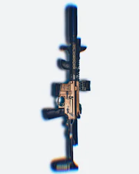 a picture of a rifle on a white background